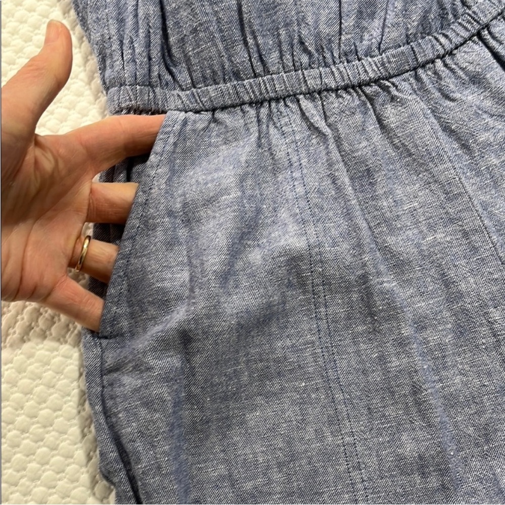Old‎ Navy Wide Leg Jumpsuit Sleeveless Relaxed Summer Chic S cotton - Picture 3 of 10